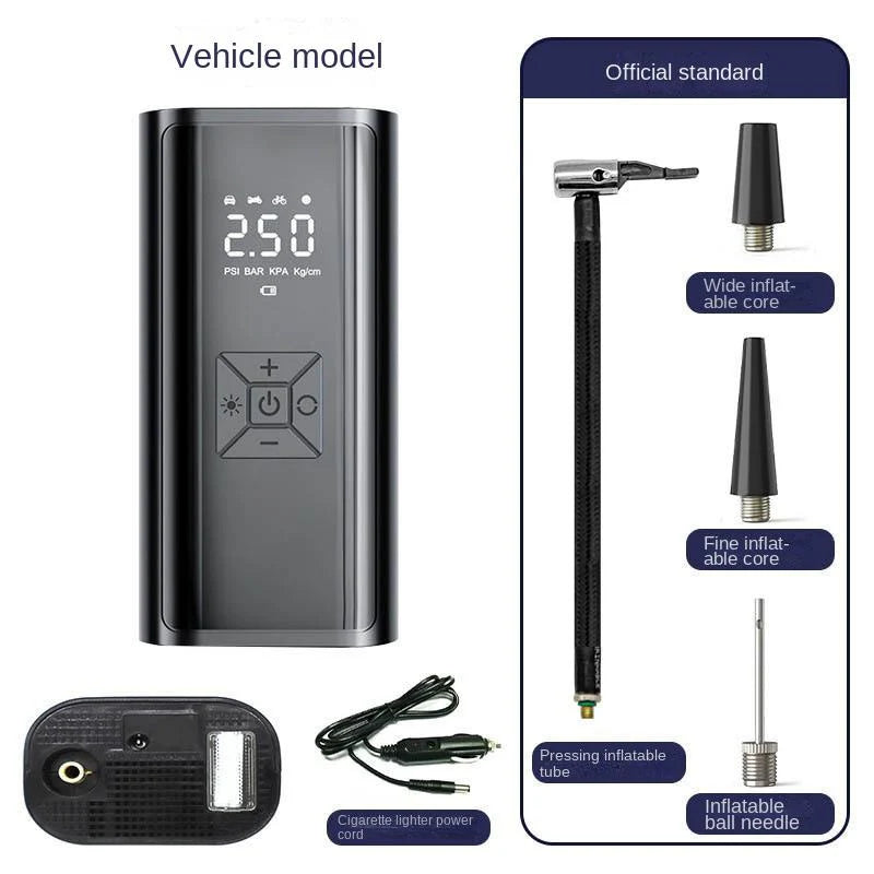 🚗 Smart Digital Portable Air Compressor – Fast & Powerful Tire Inflator