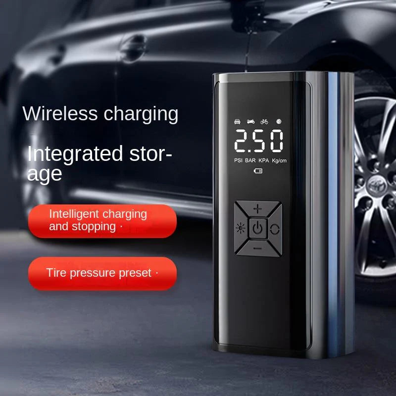 🚗 Smart Digital Portable Air Compressor – Fast & Powerful Tire Inflator