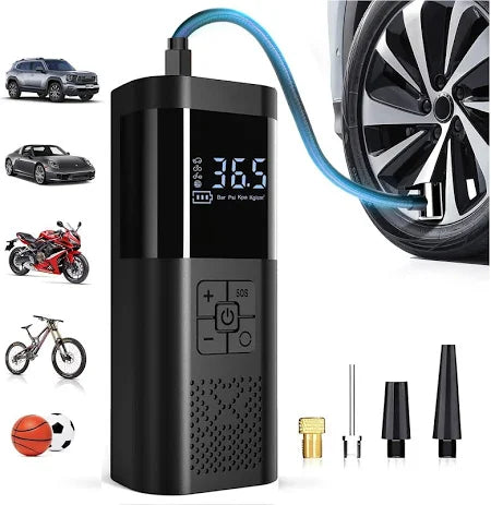 🚗 Smart Digital Portable Air Compressor – Fast & Powerful Tire Inflator