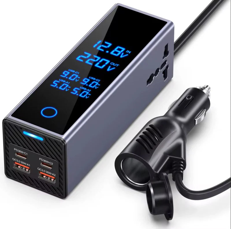🔌 Smart Socket Car Power Inverter ⚡