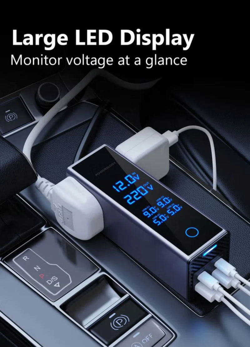 🔌 Smart Socket Car Power Inverter ⚡
